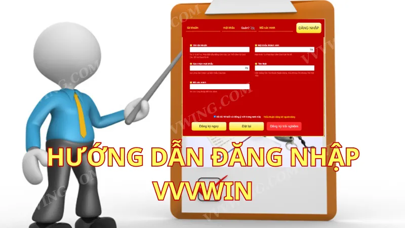 Hướng dẫn hội viên đăng nhập VVVWIN chi tiết từng bước